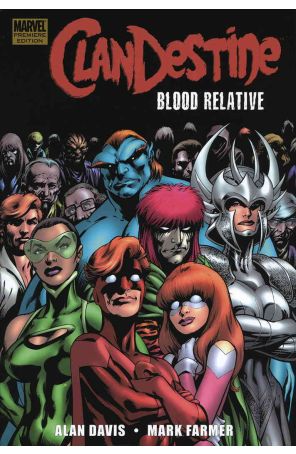 ClanDestine (2nd Series) TPB HC 1 published by Marvel with cover art by Alan Davis