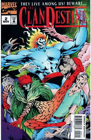 ClanDestine 2 published by Marvel with cover art by Alan Davis