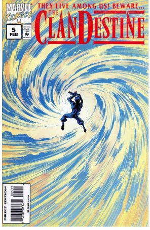 Clandestine 5 published by Marvel
