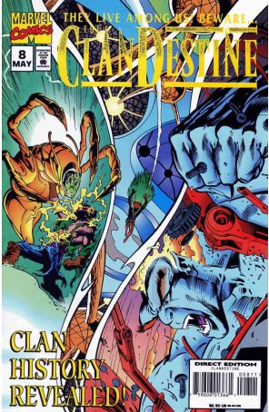Clandestine 8 published by Marvel