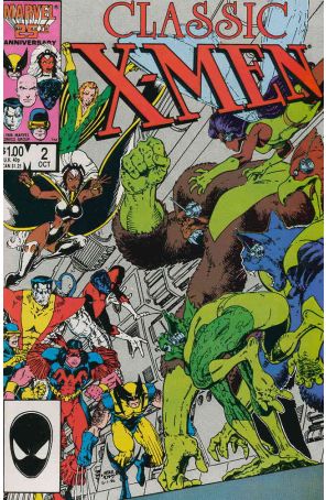 Classic X-Men 2 published by Marvel with cover art by Arthur Adams and John Bolton