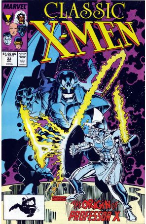 Classic X-Men 23 published by Marvel with cover art by Arthur Adams