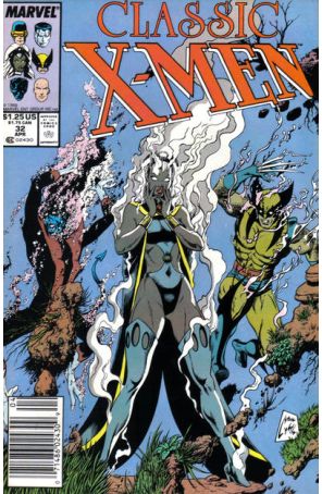 Classic X-Men 32 (Newsstand) published by Marvel with cover art by Steve Lightle
