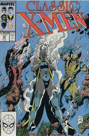 Classic X-Men 32 published by Marvel with cover art by Steve Lightle