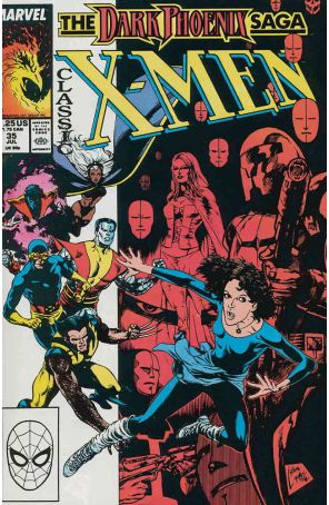Classic X-Men 35 published by Marvel with cover art by Steve Lightle
