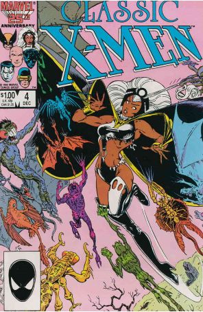 Classic X-Men 4 published by Marvel with cover art by Arthur Adams and John Bolton