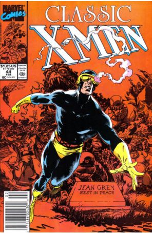 Classic X-Men 44 (Newsstand) published by Marvel with cover art by Steve Lightle