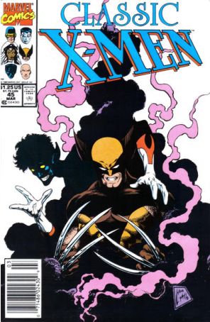 Classic X-Men 45 (Newsstand) published by Marvel with cover art by Steve Lightle