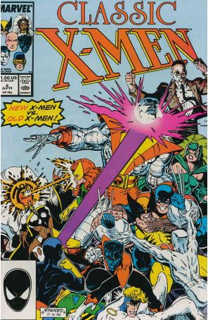 Classic X-Men 8 published by Marvel with cover art by Arthur Adams