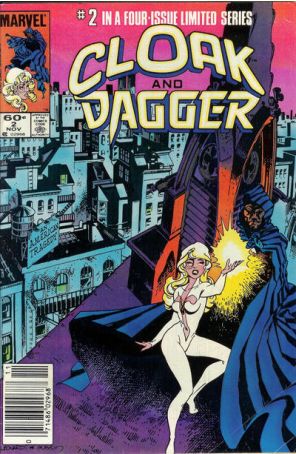 Cloak And Dagger (Ltd. Series) 2 (Newsstand) published by Marvel with cover art by Rick Leonardi