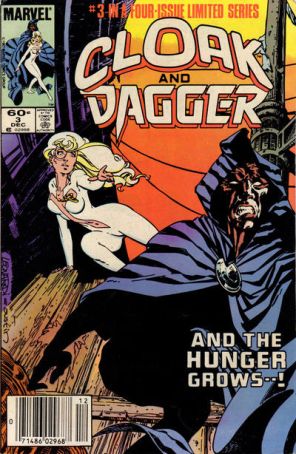 Cloak And Dagger (Ltd. Series) 3 (Newsstand) published by Marvel with cover art by Rick Leonardi