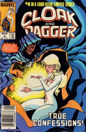 Cloak And Dagger (Ltd. Series) 4 (Newsstand) published by Marvel with cover art by Rick Leonardi