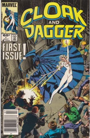 Cloak And Dagger 1 (Newsstand) published by Marvel with cover art by Rick Leonardi