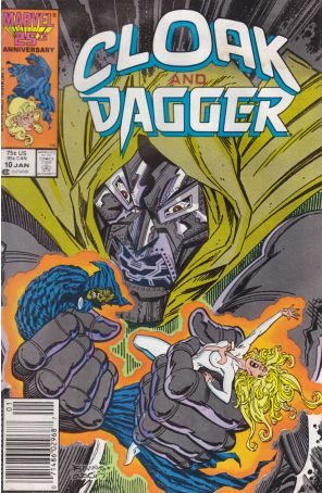 Cloak And Dagger 10 (Newsstand) published by Marvel with cover art by Bret Blevins
