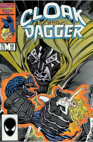 Cloak And Dagger 10 published by Marvel with cover art by Bret Blevins