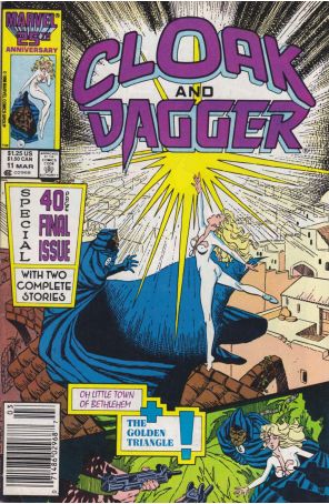 Cloak And Dagger 11 (Newsstand) published by Marvel with cover art by June Brigman