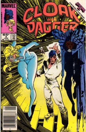 Cloak And Dagger 4 (Newsstand) published by Marvel with cover art by Rick Leonardi
