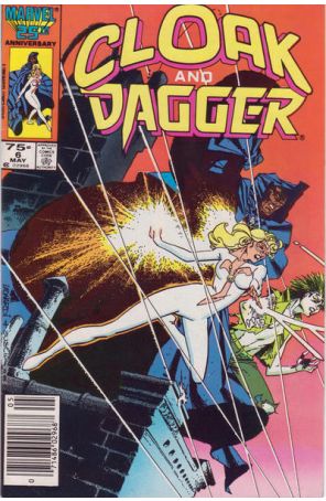 Cloak And Dagger 6 (Newsstand) published by Marvel with cover art by Rick Leonardi