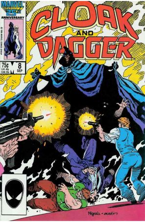 Cloak And Dagger 8 published by Marvel with cover art by MIke Mignola