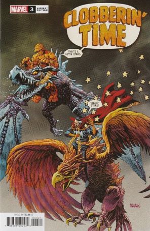 Clobberin' Time 3A published by Marvel with cover art by Dan Panosian