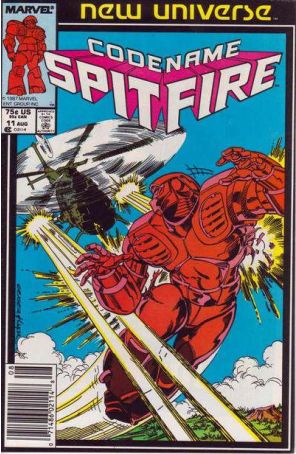 Codename: Spitfire 11 (Newsstand) published by Marvel with cover art by Steve Geiger