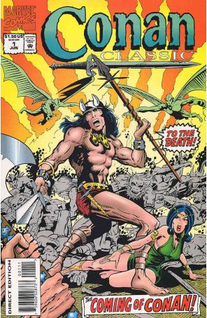 Conan Classic 1 published by Marvel with cover art by Barry Windsor-Smith