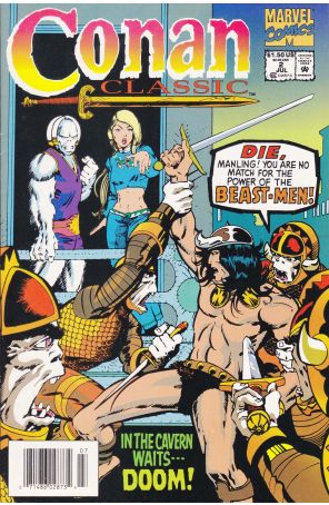 Conan Classic 2 (Newsstand) published by Marvel with cover art by Barry Windsor-Smith
