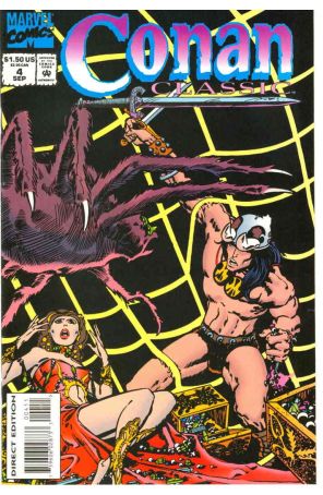 Conan Classic 4 published by Marvel with cover art by Barry Windsor-Smith