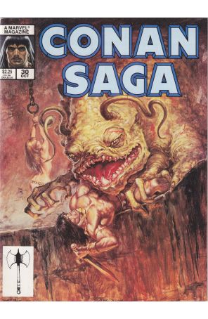 Conan Saga 30 published by Marvel with cover art by Earl Norem