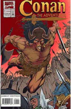 Conan the Adventurer 1 published by Marvel with cover art by Rafael Kayanan