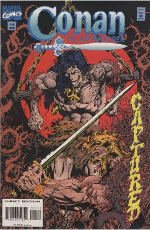 Conan the Adventurer 11 published by Marvel with cover art by Rafael Kayanan
