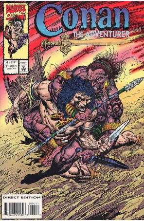 Conan the Adventurer 4 published by Marvel with cover art by Rafael Kayanan