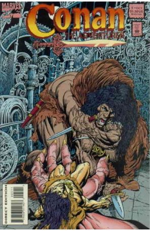 Conan the Adventurer 5 published by Marvel with cover art by Rafael Kayanan