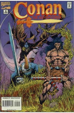 Conan the Adventurer 9 published by Marvel with cover art by Rafael Kayanan
