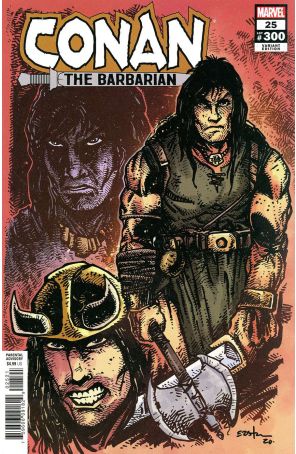 Conan the Barbarian (4th Series) 25A published by Marvel with cover art by Kevin Eastman