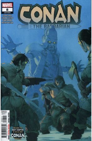 Conan the Barbarian (4th Series) 8 published by Marvel with cover art by Esad Ribic