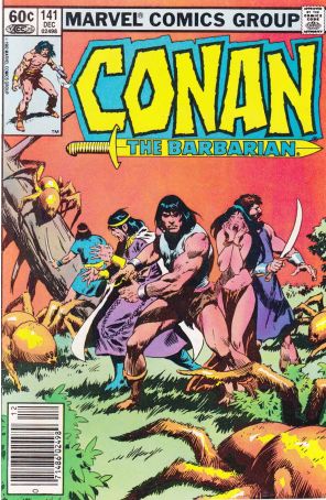 Conan the Barbarian 141 (Mark Jewelers) published by Marvel with cover art by John Buscema