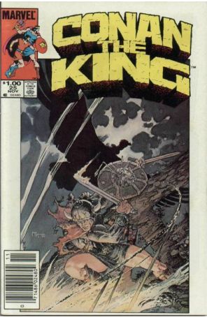 Conan the King 25 (Newsstand) published by Marvel with cover art by Michael W. Kaluta