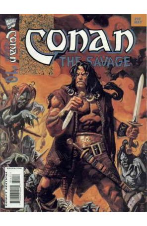 Conan the Savage 10 published by Marvel with cover art by Dan Brereton