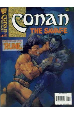 Conan the Savage 4 published by Marvel