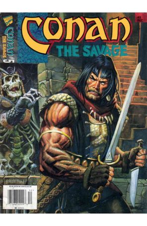 Conan the Savage 5 (Newsstand) published by Marvel with cover art by Dan Brereton
