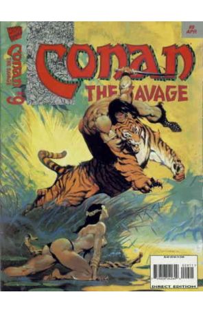 Conan the Savage 9 published by Marvel with cover art by Tom Grindberg