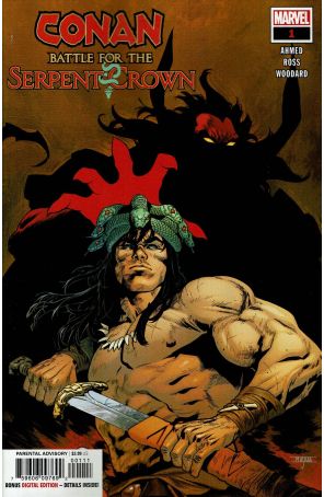 Conan: Battle For the Serpent Crown 1 published by Marvel with cover art by Mahmud A. Asrar