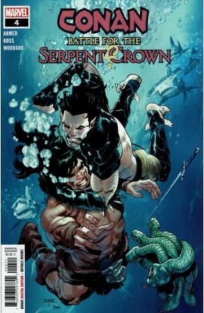 Conan: Battle For the Serpent Crown 4 published by Marvel with cover art by Mahmud A. Asrar