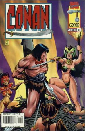 Conan 11 published by Marvel with cover art by Bret Blevins