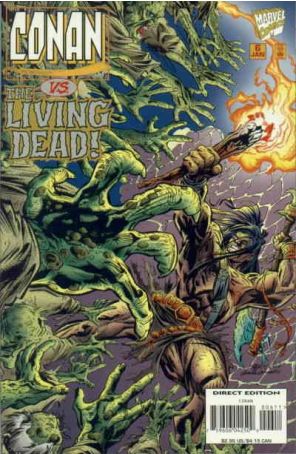 Conan 6 published by Marvel with cover art by Barry Crain
