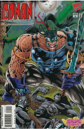 Conan 9 published by Marvel with cover art by Joe Bennett