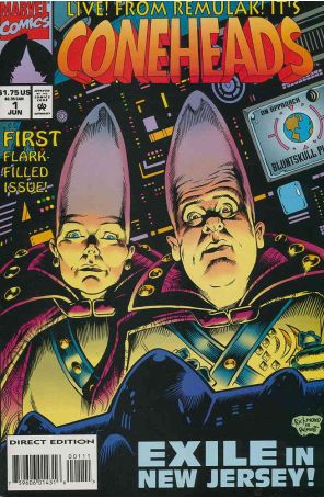 Coneheads 1 published by Marvel with cover art by Tom Richmond