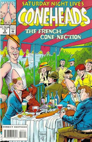 Coneheads 3 published by Marvel with cover art by Tom Richmond