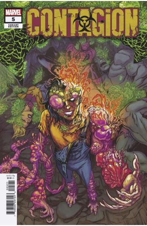 Contagion 5A published by Marvel with cover art by Ryan Browne